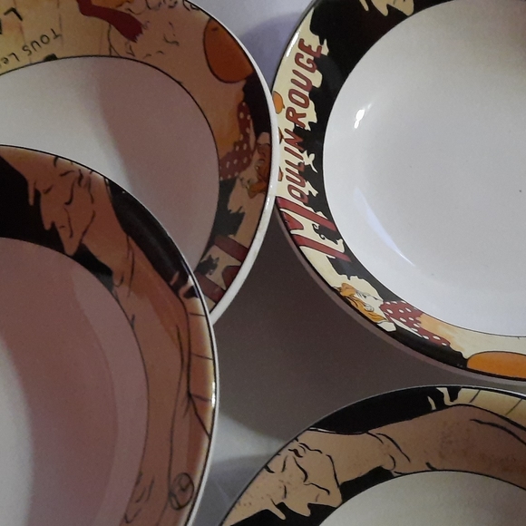 VTG:#8 SangoMoulin Rouge Salad bowl - Picture 2 of 16